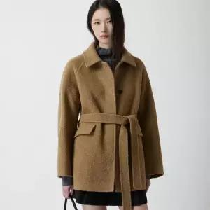 주크 정상가 529,000 알파카 블렌드 하프 코트 Z254MSG533