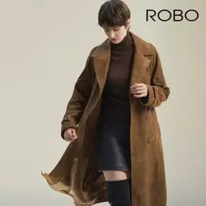 로보 최초가 890,000원 스웨이드 더블 롱 트렌치코트