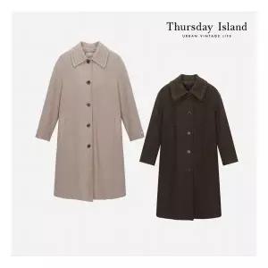 써스데이아일랜드 정상가-579000원Thursday Island 핸드메이드 싱글 코트T228MCT533W