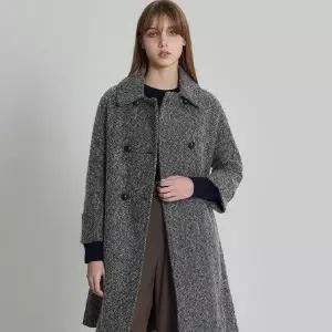 르오트 최초가 298000원LeOT 헤링본 클래식 울 롱코트