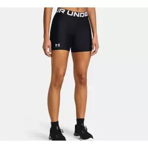 언더아머 UNDERARMOUR 1383628 001 블랙 HeatGear 여성 미디 쇼츠 여자 운동복 트레이닝복 헬스복 레깅스