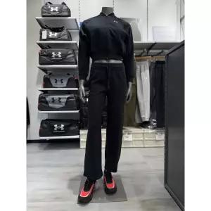 언더아머 UNDERARMOUR 6005519-001 1381847-001 블랙 여성 라이벌 플리스 집업 봄버자켓 기모 와이드팬츠