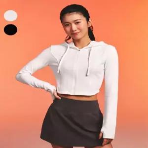 무신사 스탠다드 스포츠 코튼코어 기모 슬림핏 후드집업 우먼 2color 66092730