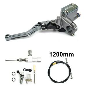 22mm 바이크 오토바이 CNC 유압 클러치 키트 레버 마스터 실린더 레이싱 용 오일 호스  Yamaha Kawasaki Ho
