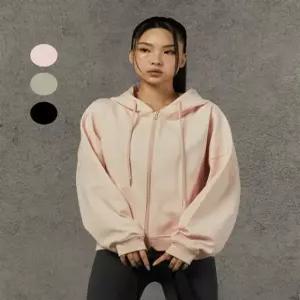무신사 스탠다드 스포츠 코튼드라이 오버핏 후드집업 우먼 3color 7567420