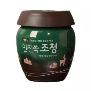 담은청 인진쑥조청 1.2KG 엿 조청 수제청 물엿 수능