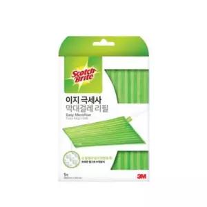 스카치브라이트 D6M0B7S2 이지 극세사 막대걸레 리필 1매