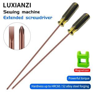 LUXIANZI 더 긴 S2 AoySteel 스크루 드라이버 마그네틱 슬롯크로스 비트 재봉틀 홈 수리 도구  스크류