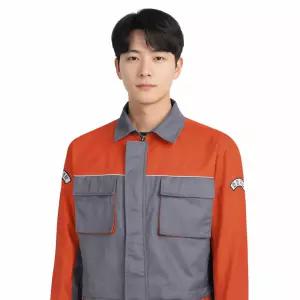 [P&F] 남성 배색 워크웨어 여유 있는 점프수트 KS-SET-711