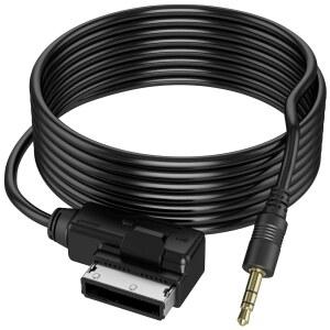 5MM 커넥터 AMI 케이블 AUX 입력 시스템과 또는 MMI 아우디 6피트 8M 케이블 박스 뮤직 VW 엑스트라 인터페이스 호환 MDI