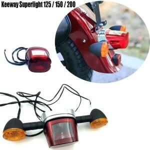 오토바이라이트 오토바이 후미등 어셈블리 KEEWAY SUPERLIGHT 125150200 지시등 방향 기능