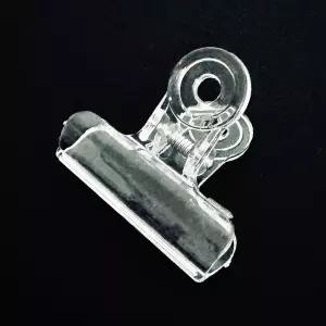 사무용 투명 집게 문서 메모지 홀더 클립 50mm 투명집게 집게플라스틱