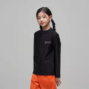 내셔널지오그래픽 키즈 K242URG620 그래픽 래쉬가드 풀집업-1 CARBONBLACK 510710
