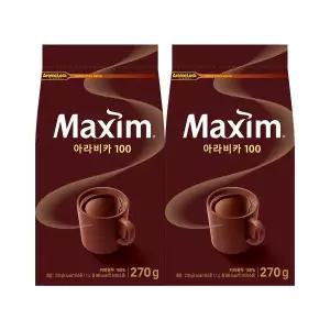 [하프클럽/맥심]맥심 아라비카100 리필용 270g 2개