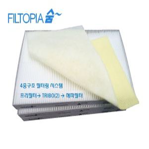 전열교환기 구펜 그렉스(GREX)용 헤파필터 4세트(DSA-300N/DSA-400N)