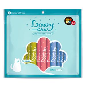 네츄럴코어 강아지 짜먹는간식 러비츄멀티팩(혼합21P) 294g