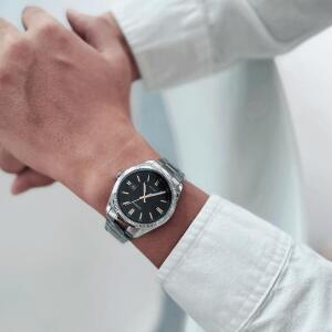 CASIO 카시오 유니크 메탈 남성시계 블랙
