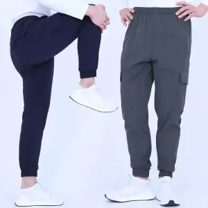꽃중년 아이스조거팬츠 쿨링 봄 여름 작업복바지 냉감 기능성 등산복 하의 노가다 무지 건빵 빅사이즈
