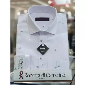[Roberta di Camerino][로베르따디까메리노] (95-115) 모달혼방 자전거 프린트 화이트 일반핏 스판셔츠R...