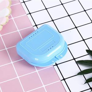 인비절라인케이스 교정기 유지장치 틀니 케이스 보관함 보관 옐로우