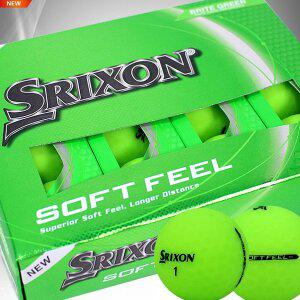 [던롭][스릭슨]SRIXON 소프트필 14 무광골프볼(2피스)(12알)(그린)