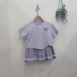 치크sh06언발크롭티+플리츠치마세트CKRT2544G01