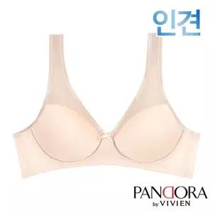 [비비안 판도라]A-C컵 인견 메쉬 노와이어 무빙몰드 브라1종(PBR7167)75A-90C