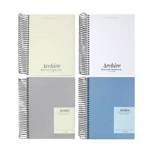 모닝글로리 완전두꺼운 연습장(좌철/향균) 공책 필기 무지 스프링노트 학생 10권 세트 색상랜덤