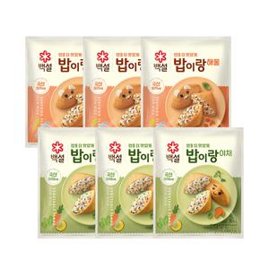 (온라인) [CJ]백설 밥이랑 야채27g x3개 + 해물24g x3개