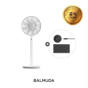 [발뮤다][공식수입원] 발뮤다 그린팬S (선풍기) 그레이/블랙+배터리 독 패키지 EGF-1800