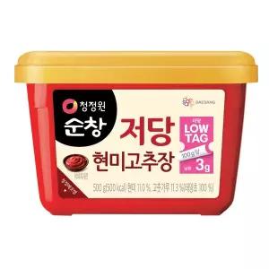 [청정원](강남점) 순창 저당 현미고추장 500g