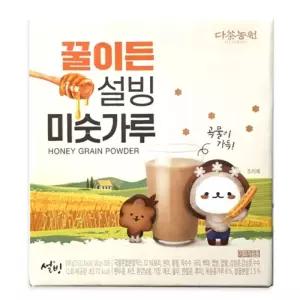 꿀이든 설빙 미숫가루 30T/쉐이크/간편식/가루/사무실/간식/식사대용/아침대용/아침/탕비실/음료/미수가루