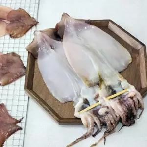 포항 해풍 반건조 오징어 5미 450g 덜 마른 오징어 반건 오징어 피데기 오징어 피대기 오징어 동해 오징어