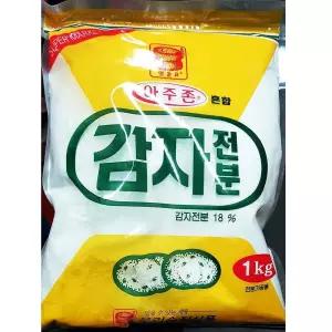 승진 감자 전분 1Kg/가루/생감자/분말/녹말/20/KG/1/감자맛/가정용/감자떡/비닐팩/파우더/혼합/고급/다용도