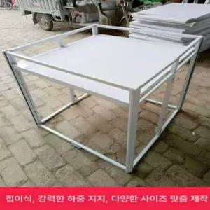 접이식 매대 마트 편의점 철제 정사각 좌판대 행사