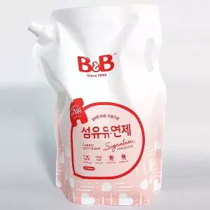 비앤비 섬유유연제 시그니처 자스민 앤 로즈 리필 2100ml 1개