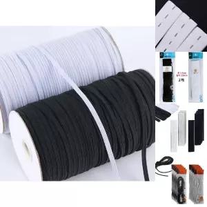 8MM 12MM 골 고무줄 100마/바지/허리/밴드/재봉/공예/재료/DIY/고무끈/의상/다용도/수공예/취미/고무/탄성