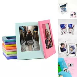 폴라로이드액자 10개세트 자석미니앨범 포토카드/프레임/책상/데스크/인테리어/소품/사진/전시/액자/포카