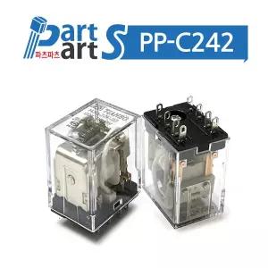 (PP-C242) TIANBO 8핀2C 파워릴레이 HJQ-22F-2Z SOCKET TYPE