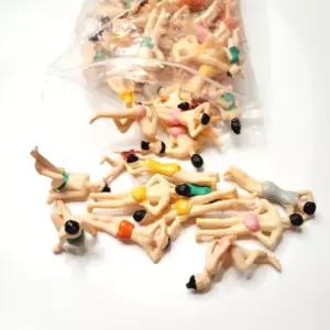 여름 바닷가 해변 수영복 차림 사람 모형 미니어처 100P 인테리어 디오라마