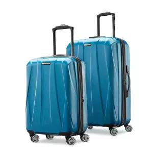 Samsonite 센트릭 2 하드사이드 확장 스피너 휠 캐리어 카리브 블루 2개 세트 (20/24)_156736