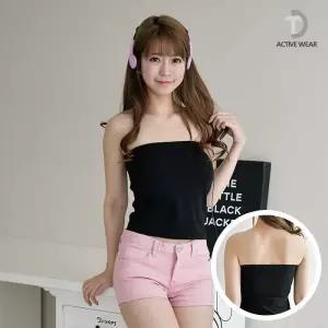 노와이어 스포츠브라 캡내장롱탑 브라탑 런닝 나시탑