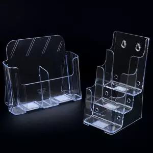 A6 카달로그 브로셔 꽂이/서류/파일/아크릴/카다로그/식당/거치대/문서/보관/홍보물/팜플랫/전단지/받침대