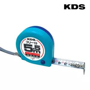 KDS 양면줄자 F19-55BBP 휴대용 JIS1급 안전브레이크 5.5m×19mm 수동줄자