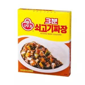 3분 쇠고기짜장 200g 오뚜기