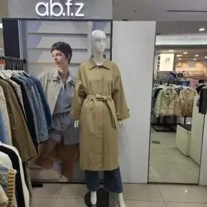 [하프클럽/]Ab.f.z DP01 맥카라 벨티드싱글트렌치코트 AFZ5R07