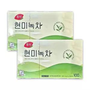 동서 현미녹차 100T x 2개 녹차 티백차