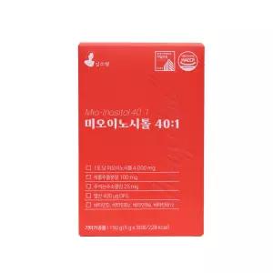 콜린 미오 이노시톨 4000mg 1개 캐롭 엽산 순도높은 미오이노시톨 황금비율 40:1