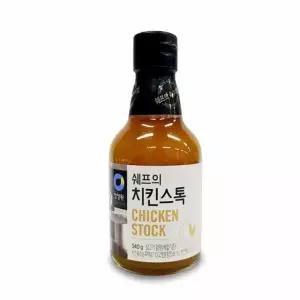 감칠맛 육수 청정원 쉐프 치킨스톡 비프스톡 340g