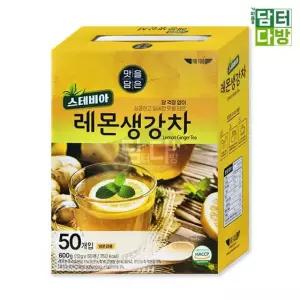 (무배) 이레에프에스 스테비아 레몬생강차 50스틱